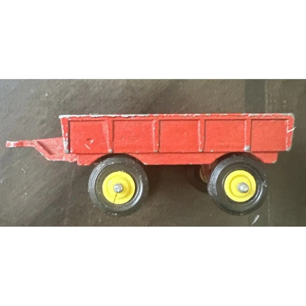 Vintage Tootsie Toy Farm Trailer Cart Die Cast 2 1/2